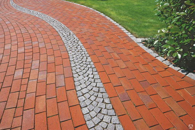 Примеры узоров тротуарной плитки